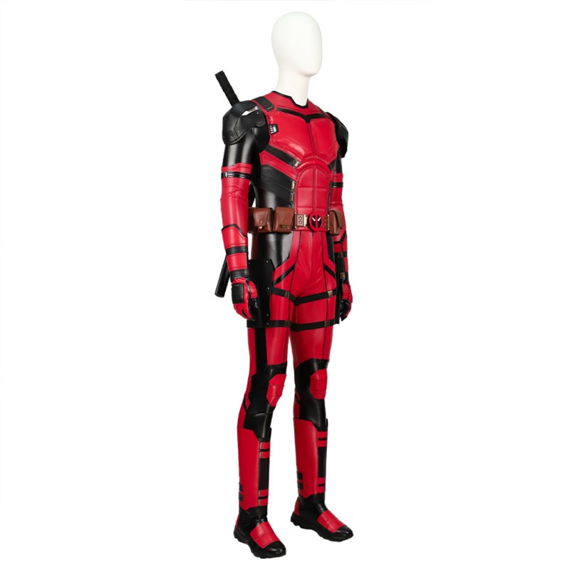 Deadpool Samurai Halloween Costumes Deadpool 3 Wade Wilson Red Cosplay Suit