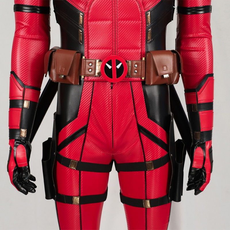 Deadpool Samurai Halloween Costumes Deadpool 3 Wade Wilson Red Cosplay Suit