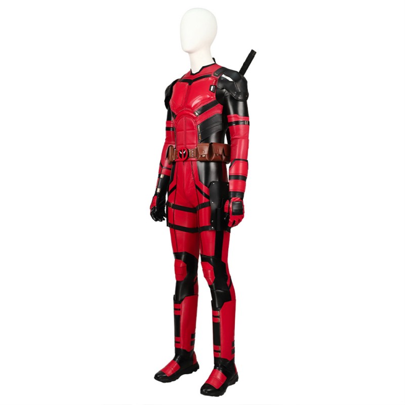 Deadpool Samurai Halloween Costumes Deadpool 3 Wade Wilson Red Cosplay Suit