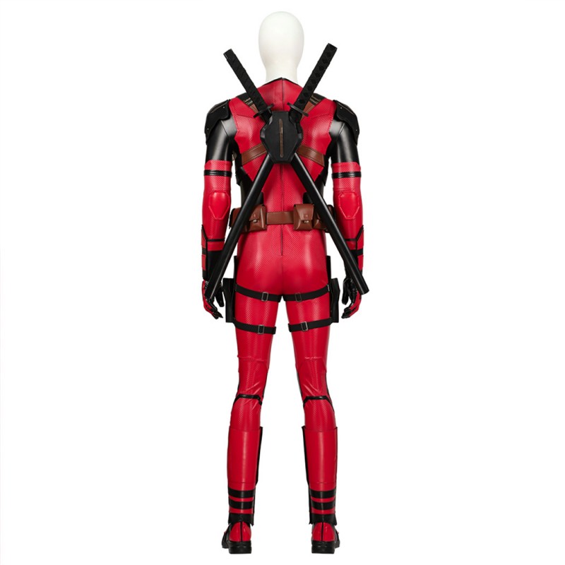 Deadpool Samurai Halloween Costumes Deadpool 3 Wade Wilson Red Cosplay Suit