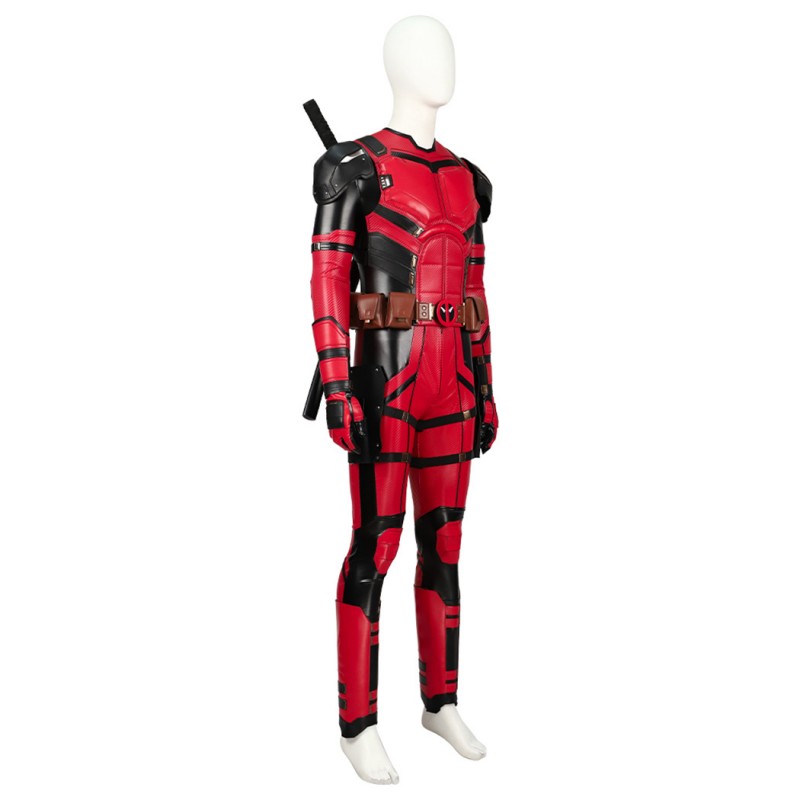 Deadpool Samurai Halloween Costumes Deadpool 3 Wade Wilson Red Cosplay Suit