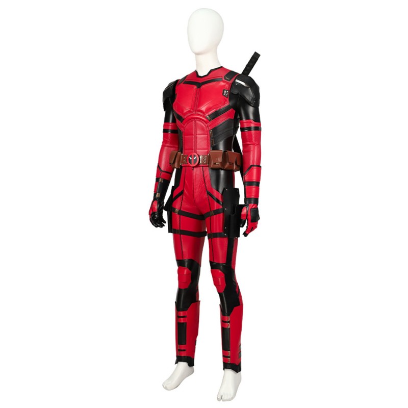 Deadpool Samurai Halloween Costumes Deadpool 3 Wade Wilson Red Cosplay Suit