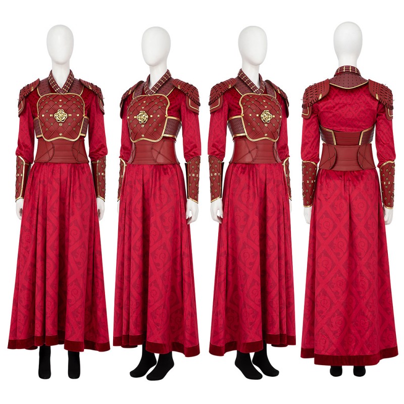 Suppose That Season 2 Hela Red Suit Cosplay Costumes Halloween Dress
