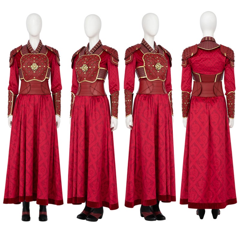 Suppose That Season 2 Hela Red Suit Cosplay Costumes Halloween Dress