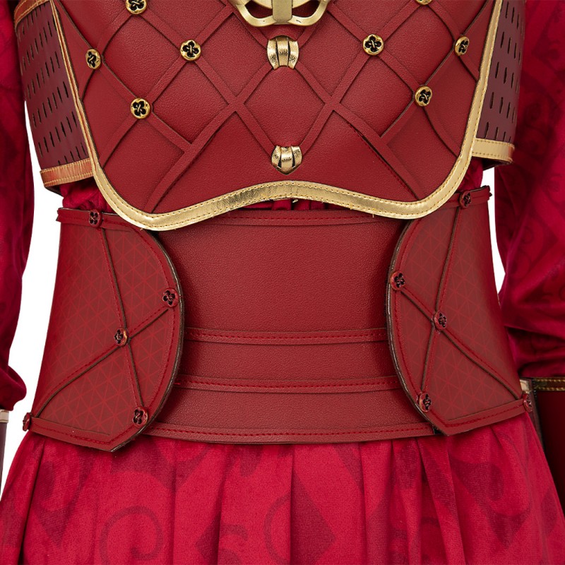 Suppose That Season 2 Hela Red Suit Cosplay Costumes Halloween Dress