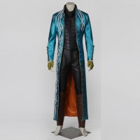 Devil May Cry 3 Vergil Costumes DMC Halloween Cosplay Suit