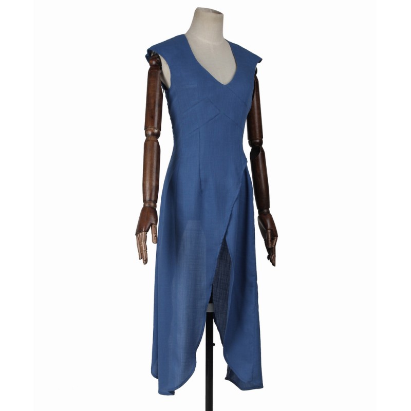 Emilia Costume Halloween Blue Dress Cosplay Suit