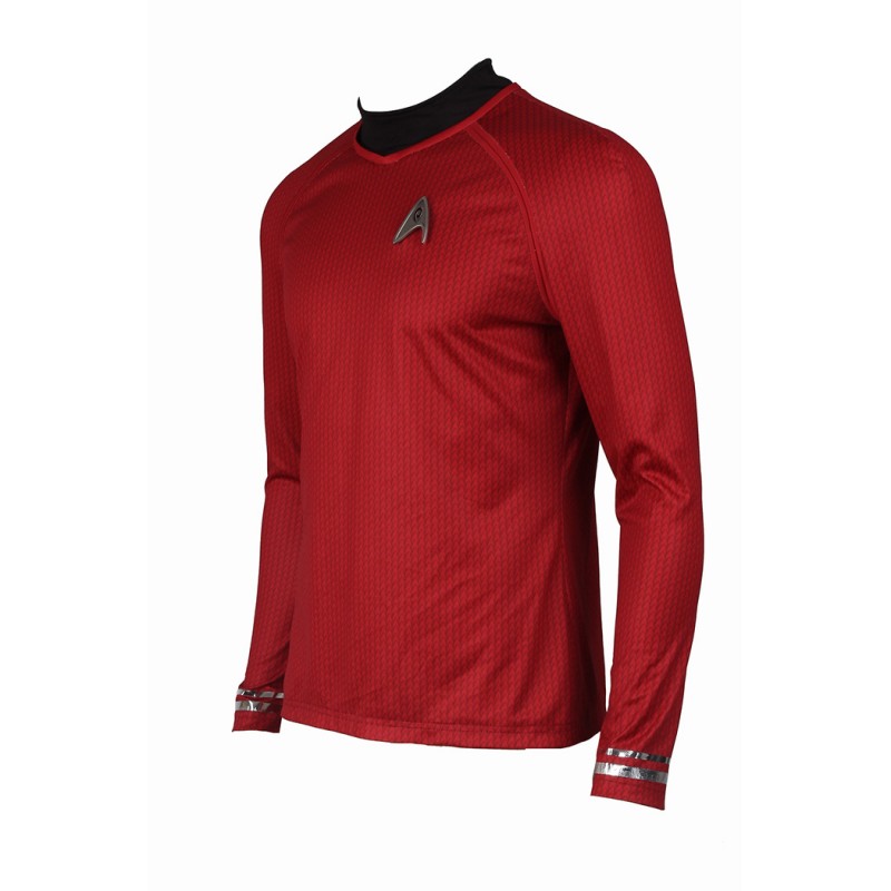 McCoy Bones Halloween Suit Red Blue Star Trek Into Darkness Spock Cosplay Costumes Uniform