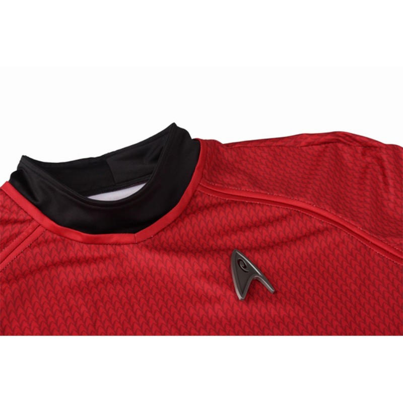 McCoy Bones Halloween Suit Red Blue Star Trek Into Darkness Spock Cosplay Costumes Uniform