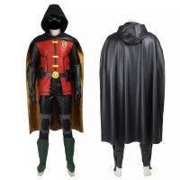 Robin Halloween Costumes Bat Teen Titan Knight Cosplay Suit