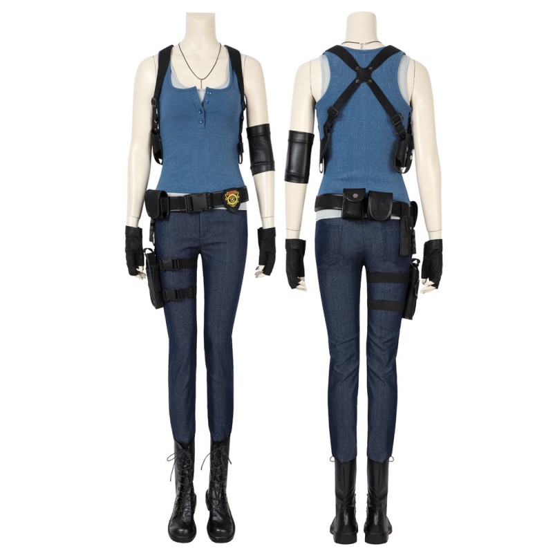 Jill Valentine Halloween Suit Resident Evil 3 Remake Cosplay Costumes