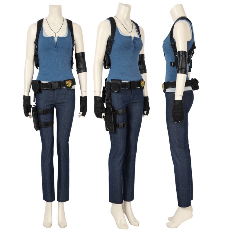 Jill Valentine Halloween Suit Resident Evil 3 Remake Cosplay Costumes