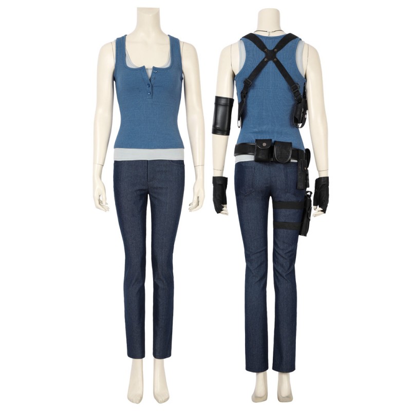 Jill Valentine Halloween Suit Resident Evil 3 Remake Cosplay Costumes