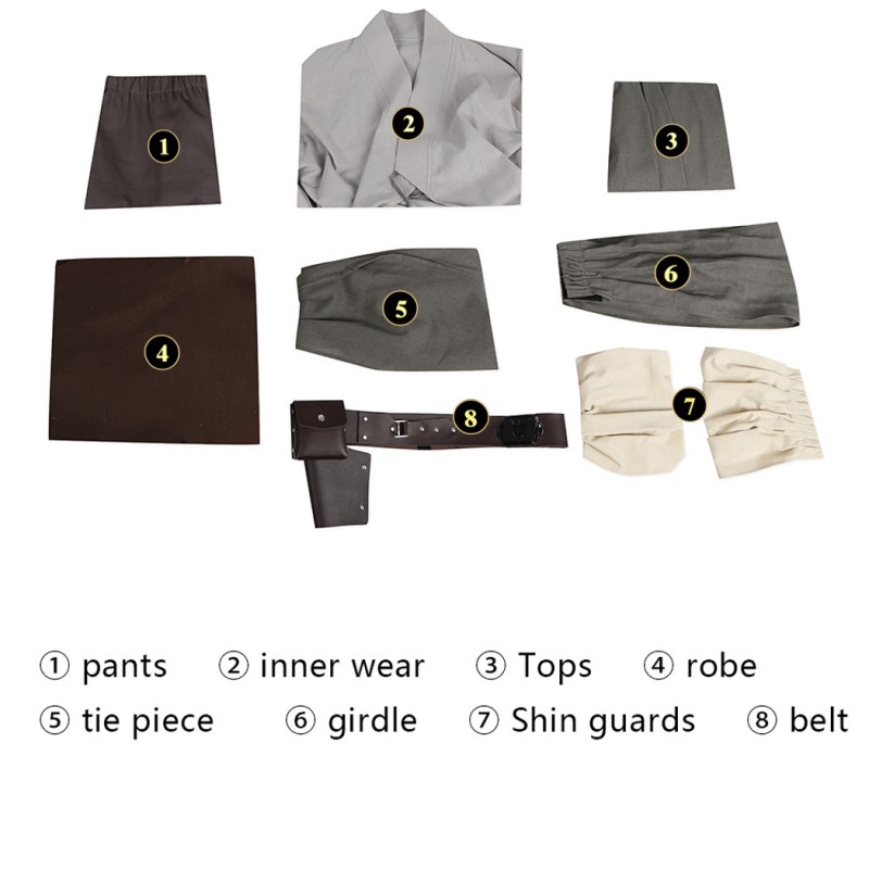 Obi-Wan Kenobi Halloween Suit Obi-Wan Season 1 Cosplay Costumes