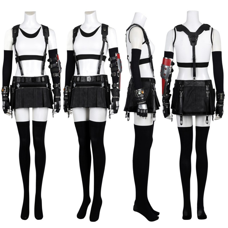 FF7 Tifa Lockhart Halloween Costumes Final Fantasy VII Rebirth Cosplay Suit