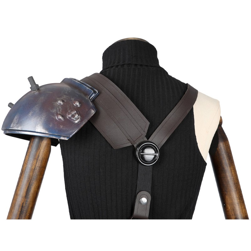 FF7 Remake Cloud Strife Halloween Costumes Black Final Fantasy VII Rebirth Cosplay Suit