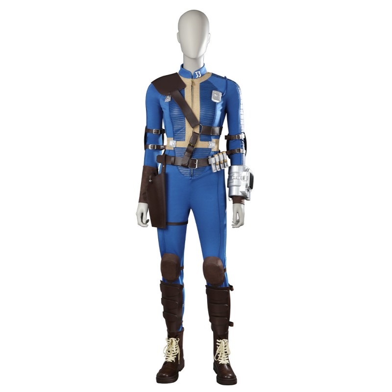 Fallout Lucy Blue Costume 2024 TV Series Cosplay Suit Women Uniform Halloween Outfit