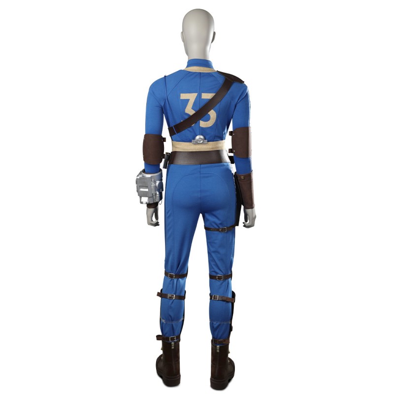 Clearance Sale - Ready To Ship - Vault Lucy 33 Cosplay Costume Women Lucy Blue Halloween Suit Uniform
