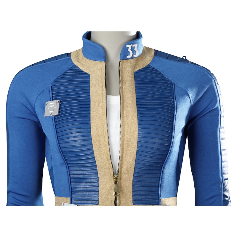 Clearance Sale - Ready To Ship - Vault Lucy 33 Cosplay Costume Women Lucy Blue Halloween Suit Uniform