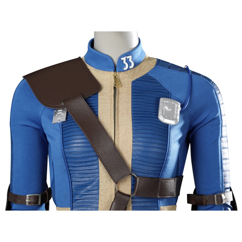 Clearance Sale - Ready To Ship - Vault Lucy 33 Cosplay Costume Women Lucy Blue Halloween Suit Uniform