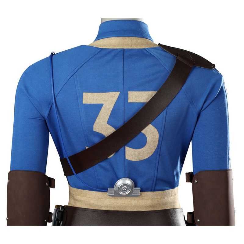 Clearance Sale - Ready To Ship - Vault Lucy 33 Cosplay Costume Women Lucy Blue Halloween Suit Uniform