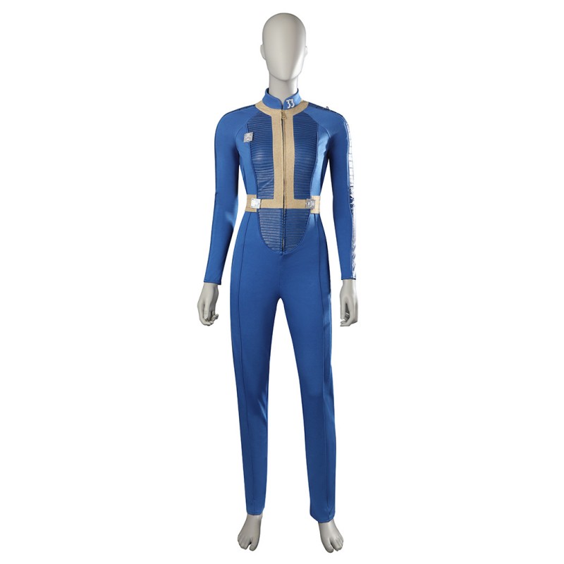 Clearance Sale - Ready To Ship - Vault Lucy 33 Cosplay Costume Women Lucy Blue Halloween Suit Uniform