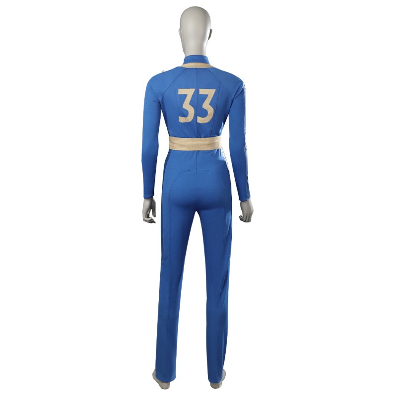 Clearance Sale - Ready To Ship - Vault Lucy 33 Cosplay Costume Women Lucy Blue Halloween Suit Uniform