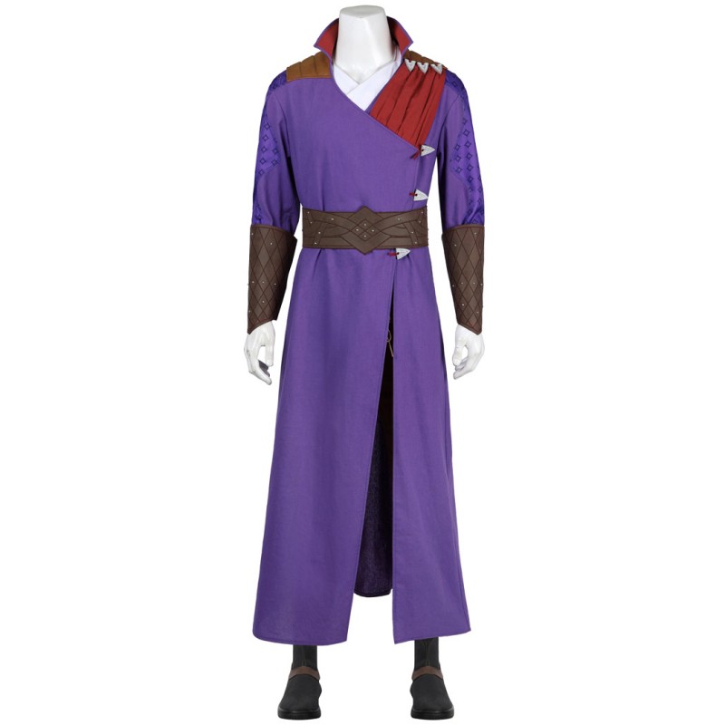 BG3 Gale Costumes Baldurs Gate Cosplay Suit Purple Halloween Outfit