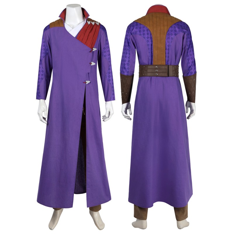 BG3 Gale Costumes Baldurs Gate Cosplay Suit Purple Halloween Outfit
