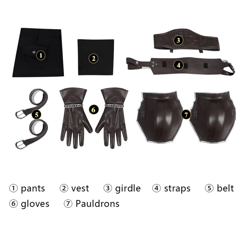 Zack Fair Halloween Costumes Final Fantasy VII Rebirth Cosplay Suit