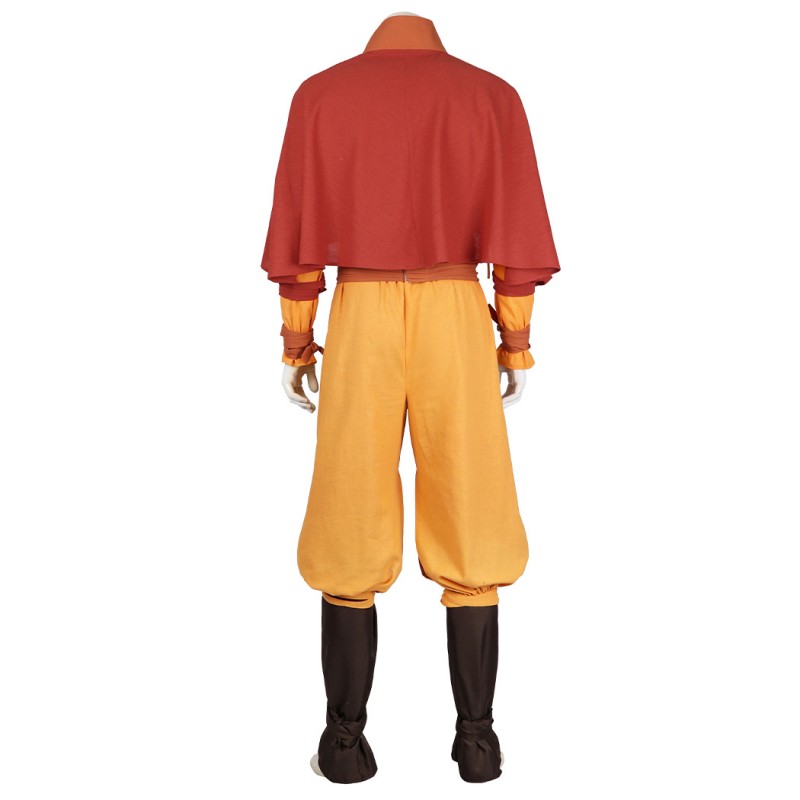 Aang Halloween Costumes Airbender Cosplay Suit Adult Outfit