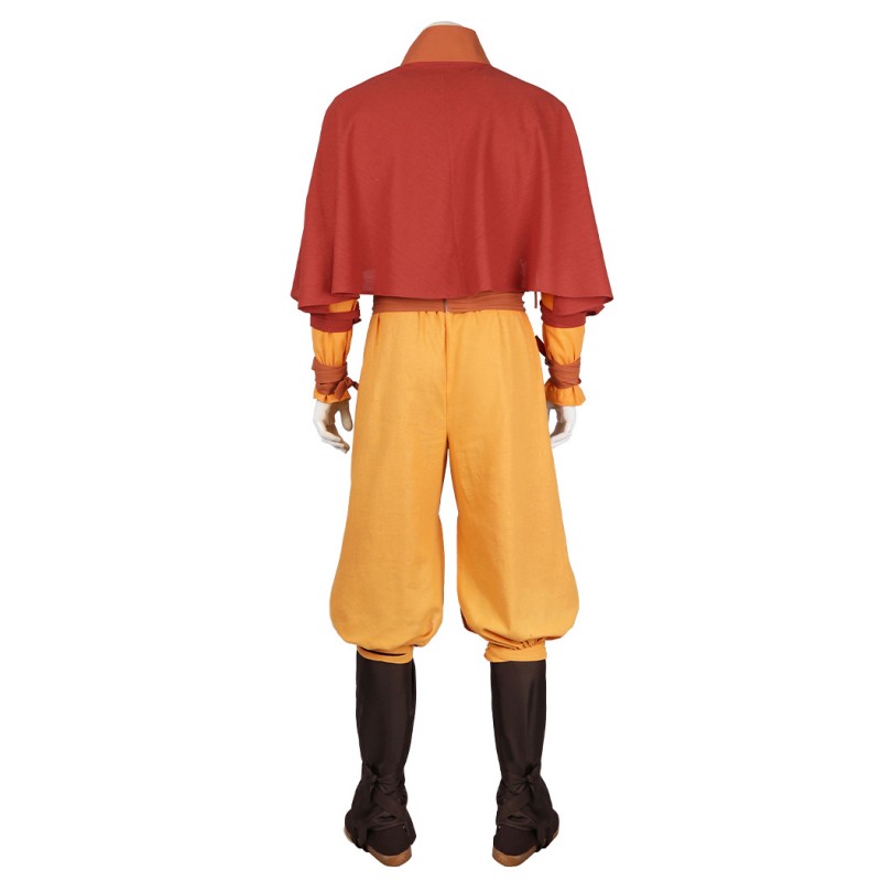 Aang Halloween Costumes Airbender Cosplay Suit Adult Outfit