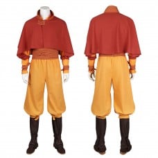 Aang Halloween Costumes Avatar The Last Airbender Cosplay Suit Adult Outfit