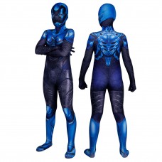 Kids Blue Beetle Suit Jaime Reyes Halloween Cosplay Costumes