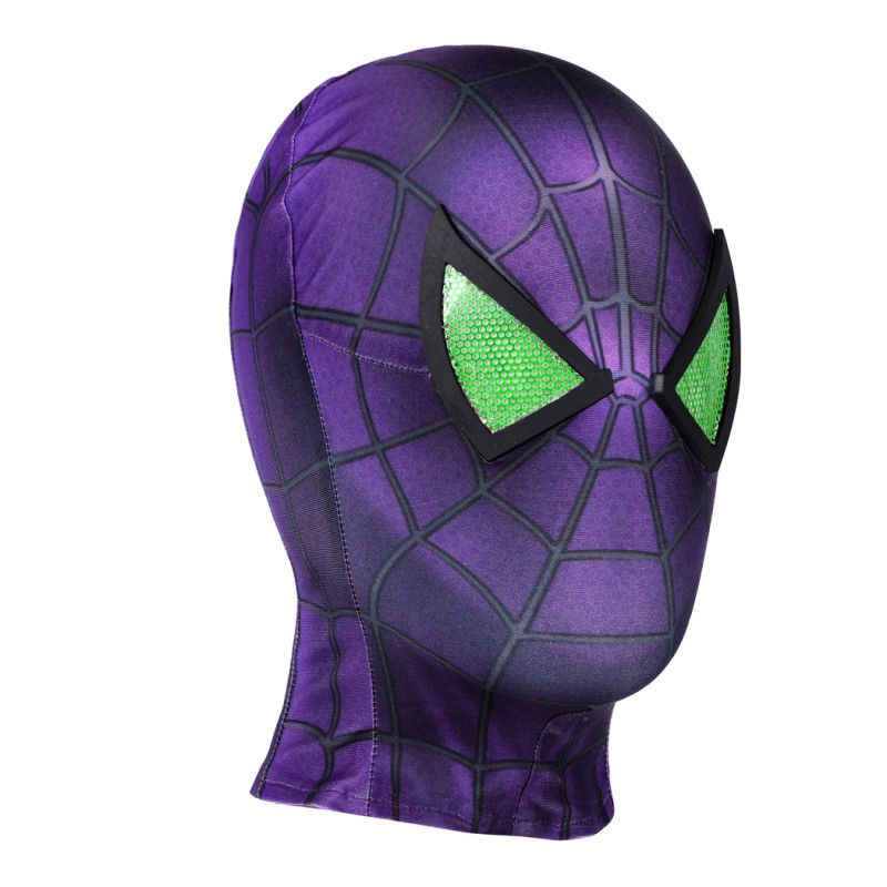 Kids Miles Morales Jumpsuit Spider-Man Purple Suit Halloween Cosplay Costumes