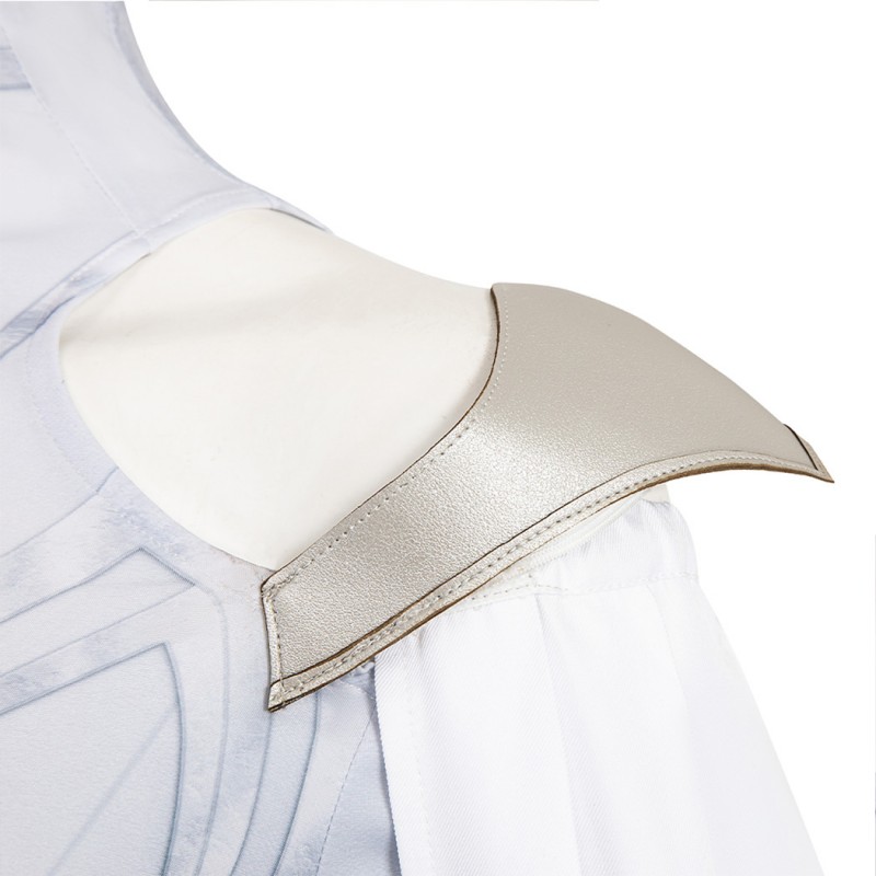 Hela White Jumpsuit Suppose That Season 2 Cosplay Costumes with Cape