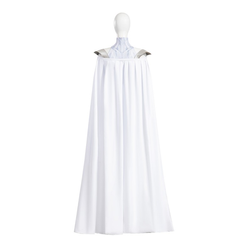 Hela White Jumpsuit Suppose That Season 2 Cosplay Costumes with Cape