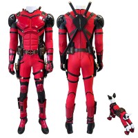 2024 Deadpool Costumes Deadpool 3 Parallel Universe Version Wade Wilson Cosplay Suit with Dogpool Outfit