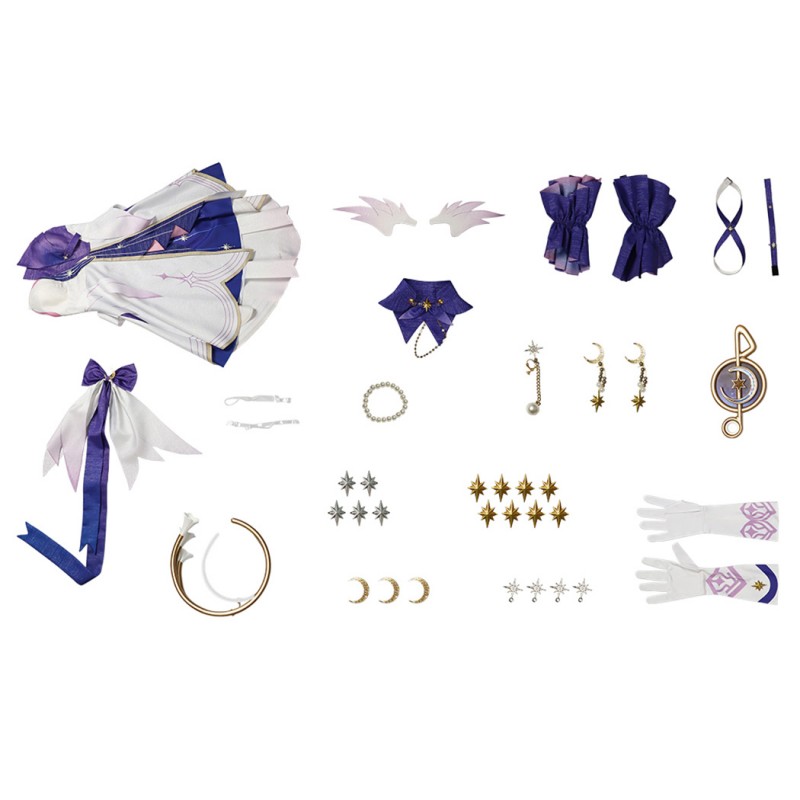 Honkai Star Rail Robin Halloween Suit Cosplay Costumes
