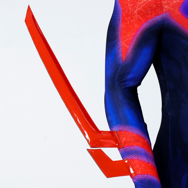Spider-Man Across the Spider-Verse Suit Spiderman 2099 Jumpsuit Cosplay Costumes with Cape
