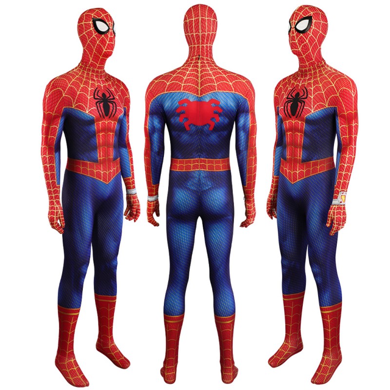 Peter Parker Halloween Suit Spider-Man Across the Spider-Verse Costumes Male Jumpsuit