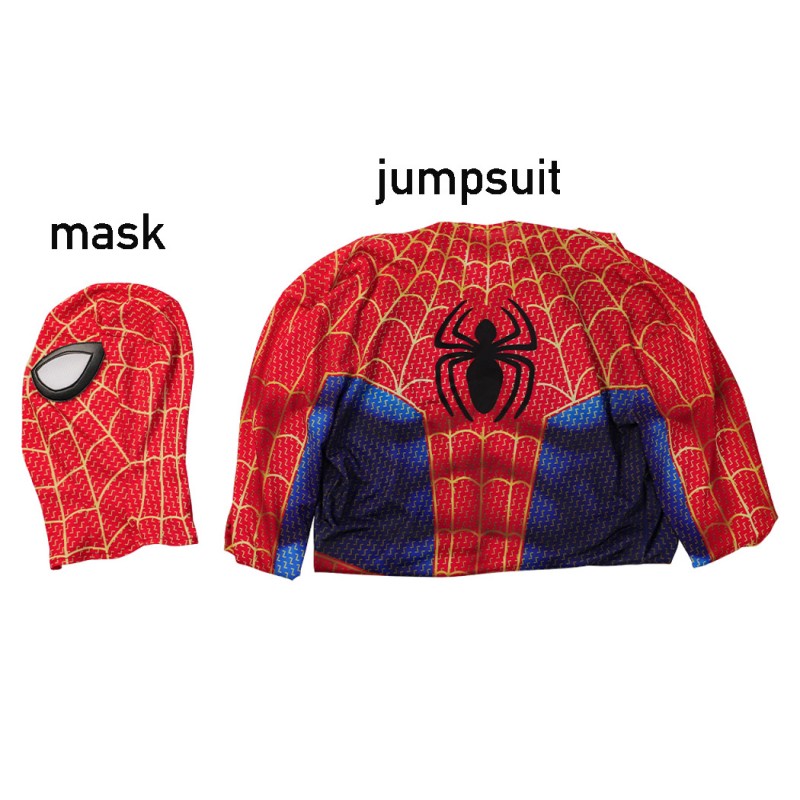 Peter Parker Halloween Suit Spider-Man Across the Spider-Verse Costumes Male Jumpsuit