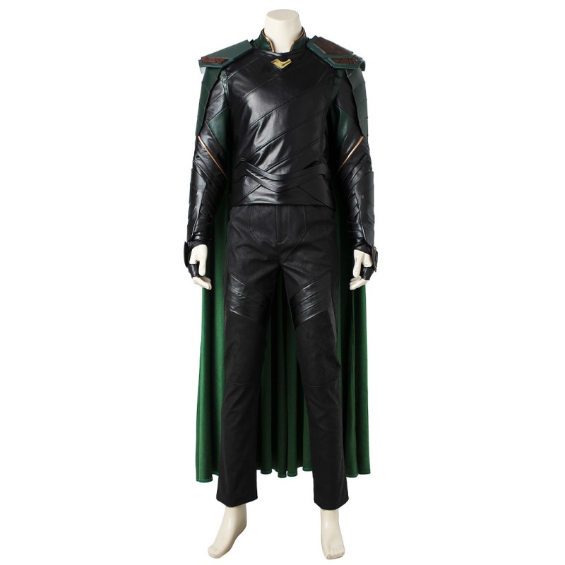 Thor 3 Ragnarok Loki Halloween Suit Movie Cosplay Costumes Outfit
