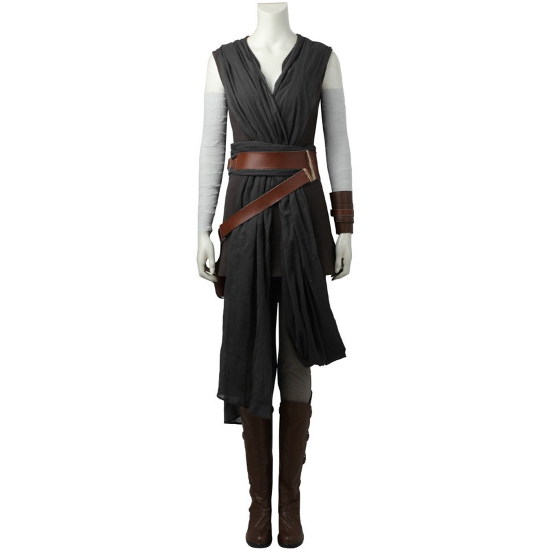 Star Wars The Last Jedi Rey Halloween Costume Women Cosplay Suit
