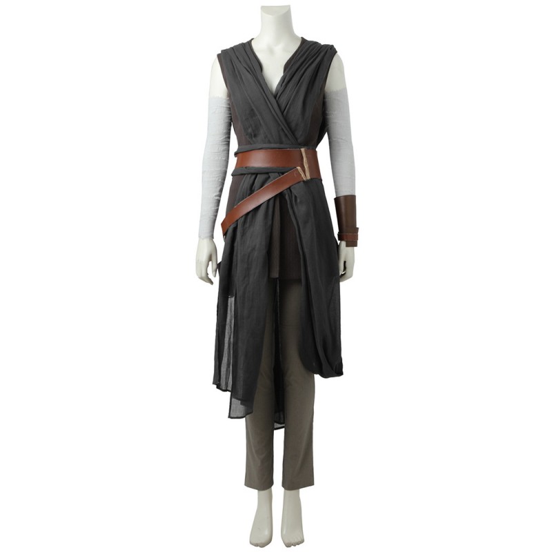 Star Wars The Last Jedi Rey Halloween Costume Women Cosplay Suit