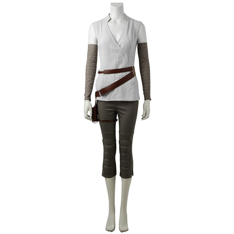 Rey Halloween Suit Star Wars the Last Jedi Cosplay Costumes Women Outfit
