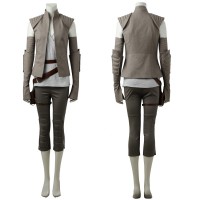 Rey Halloween Suit Star Wars the Last Jedi Cosplay Costumes Women Outfit