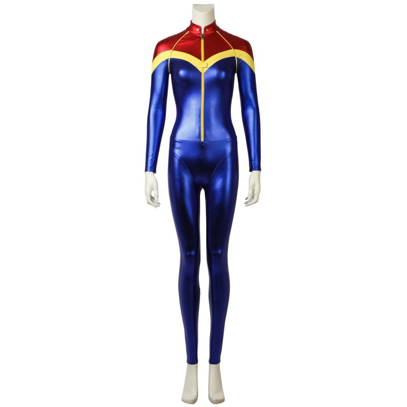 Captain Marvel Halloween Costume Carol Danvers Cosplay Suit Women Outfit