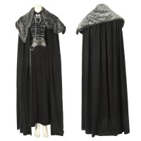 Sansa Stark Halloween Costume Women Black Cosplay Suit