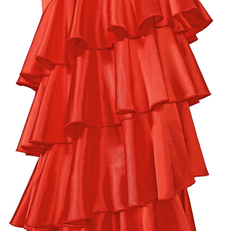 Aerith Gainsborough Red Costume Game Final Fantasy VII Remake Cosplay Suit Halloween Dress